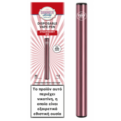 Dinner Lady - Disposable Vape Pen Strawberry Ice 20mg 1.5ml 
