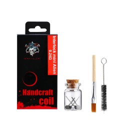 Demon Killer Handcraft coil Interlock mini Alien 0.24ohm (0.1*0.3)*8+2*0.1.