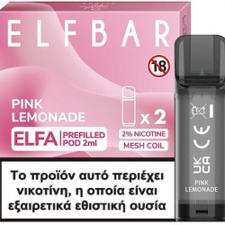 Elf Bar Elfa Pink Lemonade Salt Disposable Pod Kit 2ml/20MG (2TEM.)