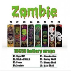 Wraps 18650 (5pcs) - Zombies Series