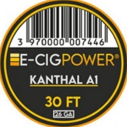 Kantal A1 Wire 26G (30 ft) >9m- E-Cig Power