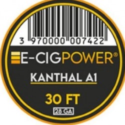Kantal A1 Wire 28G (30 ft) >9m- E-Cig Power