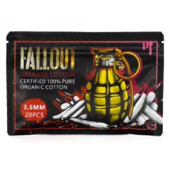 Fallout x Mechlyfe Grenade Organic Cotton 100% Pure 3,5mm 20κορδονια