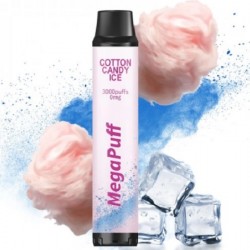 Puff 3000 Cotton Candy Ice - MegaPuff 0MG/8ML - ΗΛΕΚΤΡΟΝΙΚΟΣ ΝΑΡΓΙΛΕΣ ΜΙΑΣ ΧΡΗΣΗΣ