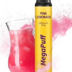 Puff 3000 Pink Lemonade - MegaPuff  0MG/8ML -  ΗΛΕΚΤΡΟΝΙΚΟΣ ΝΑΡΓΙΛΕΣ ΜΙΑΣ ΧΡΗΣΗΣ