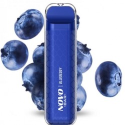 Novo Bar 2ml 20mg 600puffs Blueberry - Smoktech disposable kit