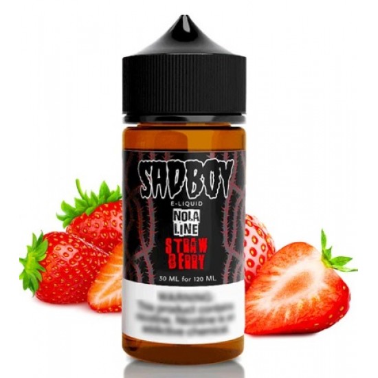 SADBOY Nola Line Strawberry 120ml (Made In USA)