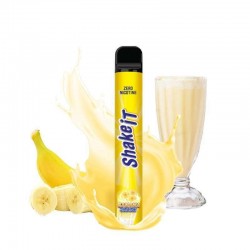 Shake It 0mg Shake Banana Banana Shake Disposable Pen Kit 2ml με Ενσωματωμένη Μπαταρία/ 600 Puffs 