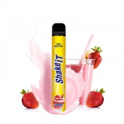 Shake It Vape Puff Strawberry Shake Disposable Pen Kit 2ml με Ενσωματωμένη Μπαταρία 0mg/ 600 Puffs 