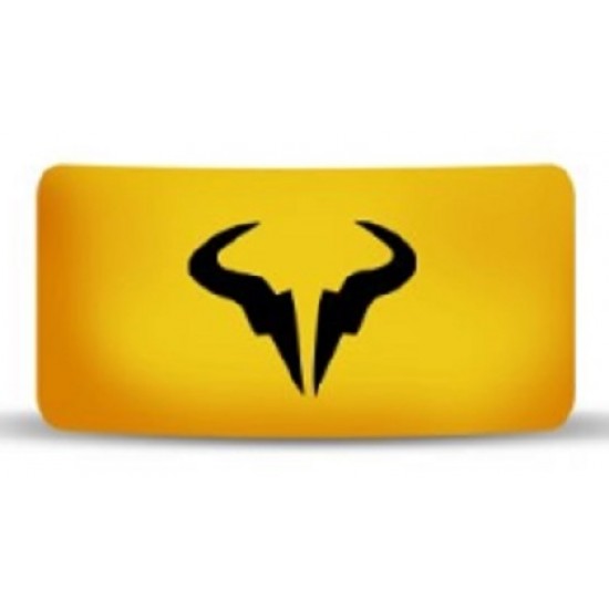 Vape Band Yellow Bull Logo Silicone  22 to 26mm