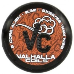 Valhalla Coils Alien NI80 - Vaperz Cloud 3 core Alien 0.30Ω. 3x26/36 4mm (High End-Handmade  in England)(2 ΤΕΜΑΧΙΑ)